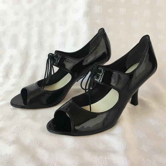 Nine West Shoes - Nine West Peep Toe, Lace Up Heel